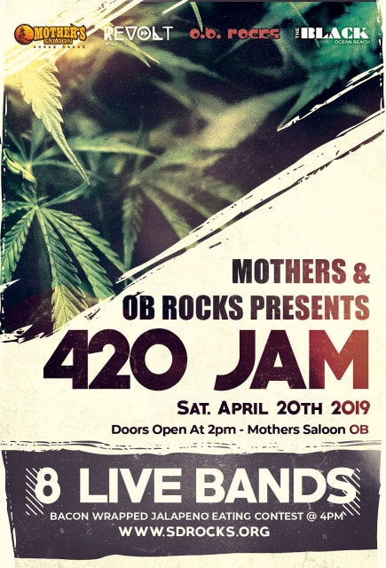 Mothers 420 Jam - Sat April 20th, 2019